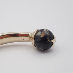 Christian Dior Logo Sphere Bangle Metal