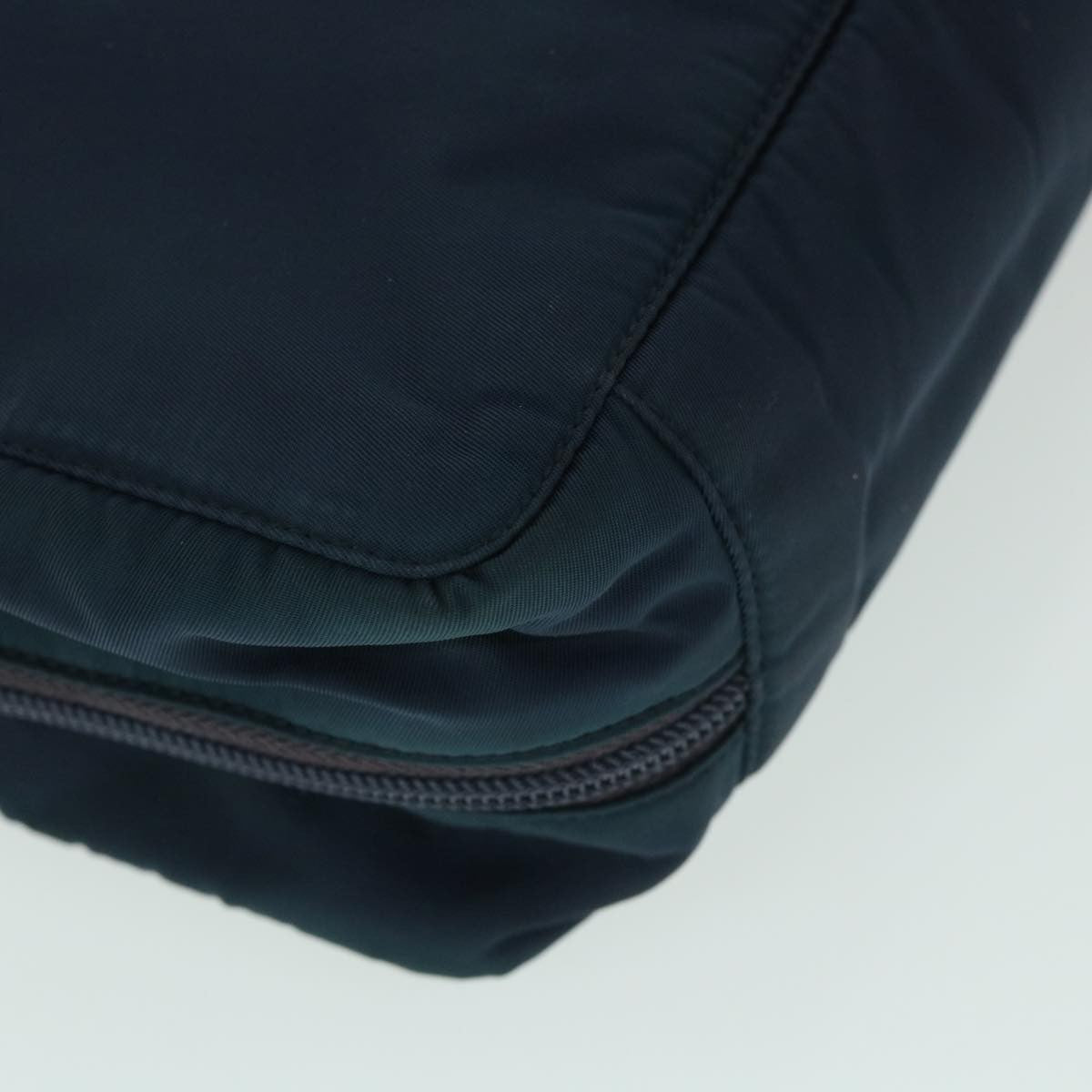 Prada Double Zip Wristlet Pouch Tessuto