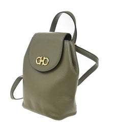 Salvatore Ferragamo Gancini Backpack Leather