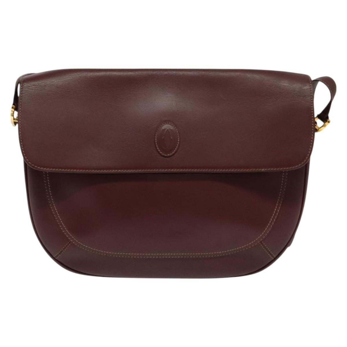 cartier Must de Cartier Shoulder Bag Leather