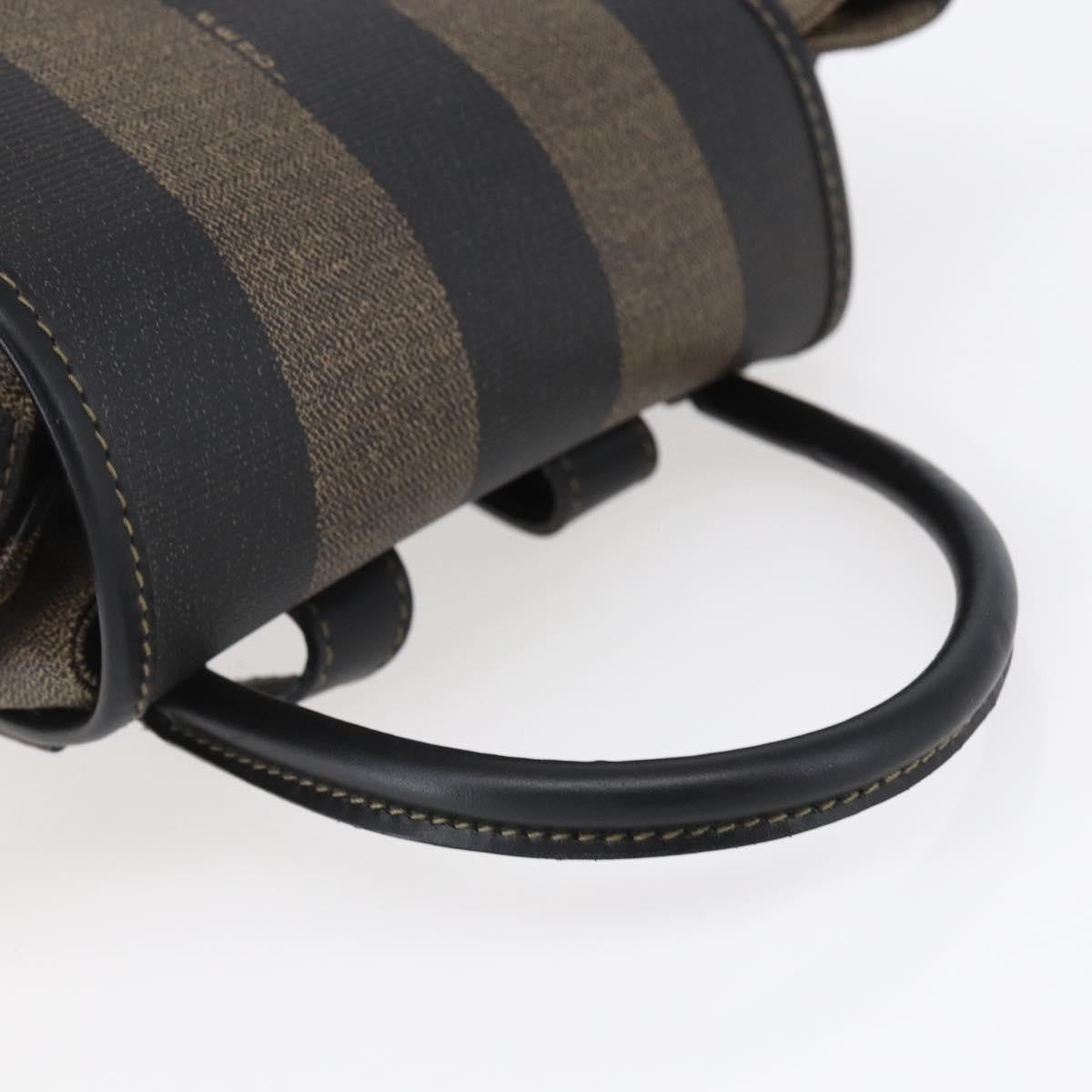 Fendi Pequin Front Pocket Backpack Coated Canvas