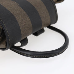 Fendi Pequin Front Pocket Backpack Coated Canvas