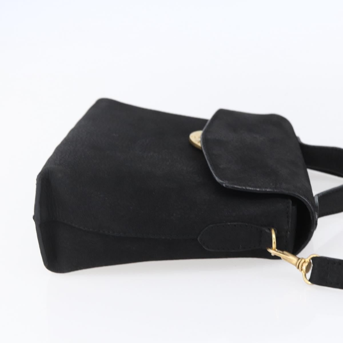 Celine Circle Logo Shoulder Bag Leather