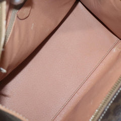 Celine Vintage Macadam Handbag Canvas and Leather