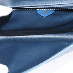 Celine Vintage Circle Logo Crossbody Bag Leather