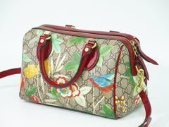 Gucci Convertible Boston Bag Tian Print GG Coated Canvas