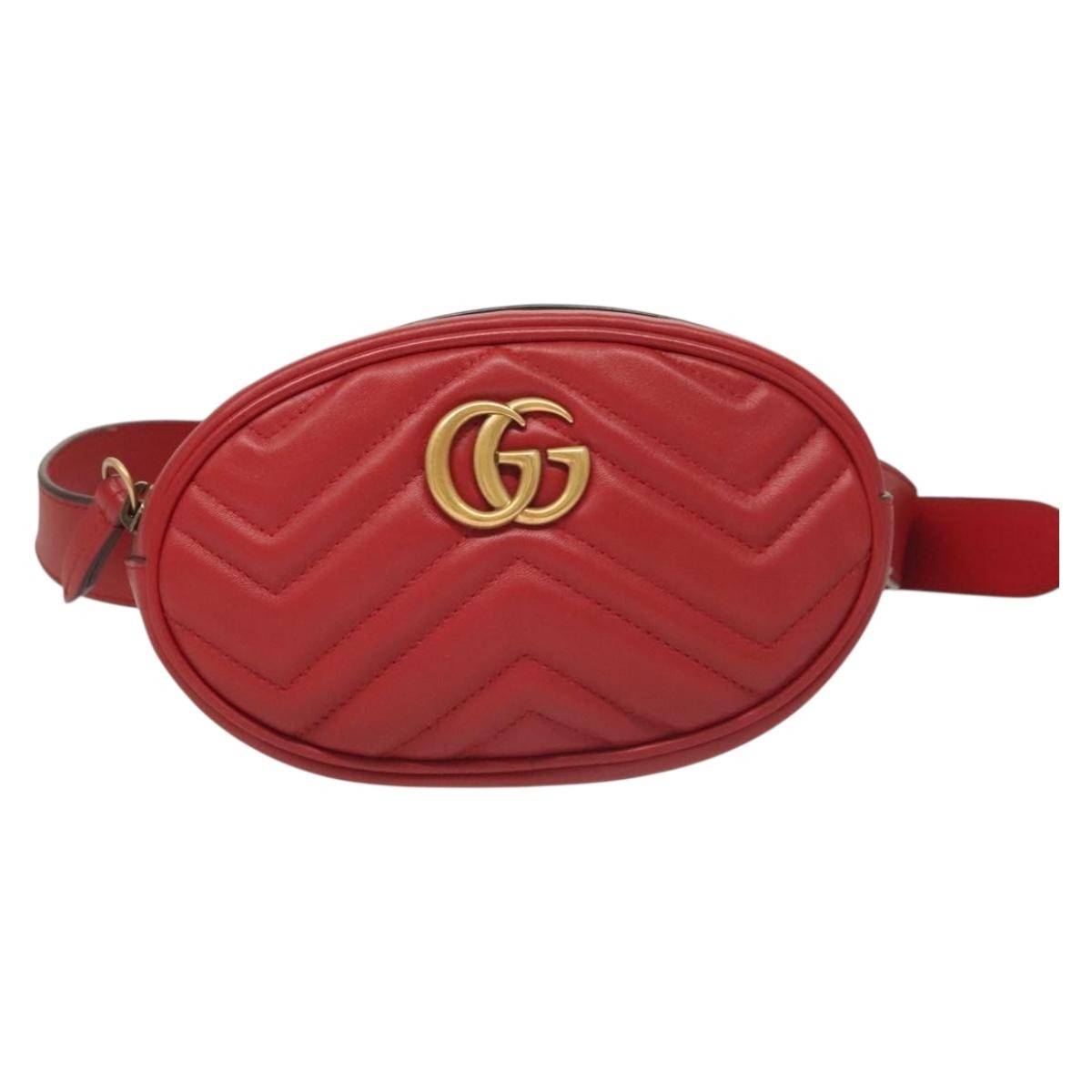Gucci GG Marmont Belt Bag Matelasse Leather