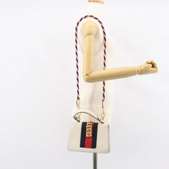 Gucci Sylvie Top Handle Bag Leather