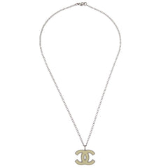 Chanel CC Pendant Necklace Metal