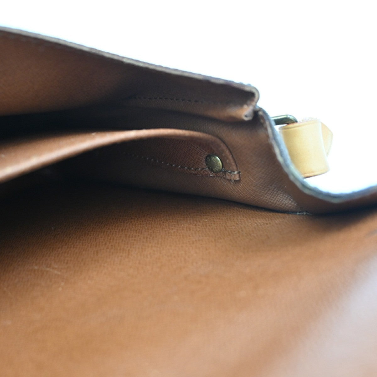 Louis Vuitton Cartouchiere Handbag Monogram Canvas