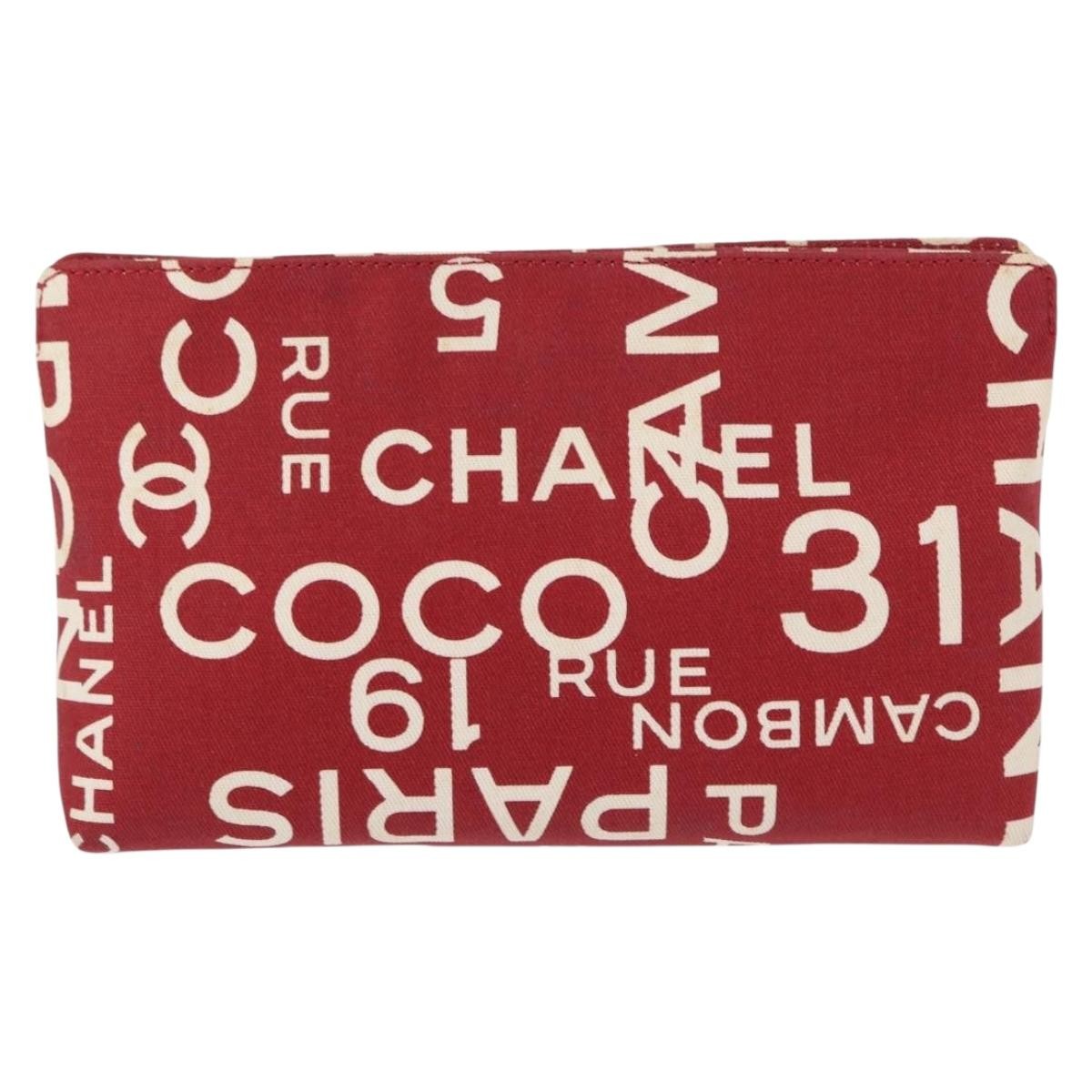 Chanel 31 Rue Cambon Clutch Canvas