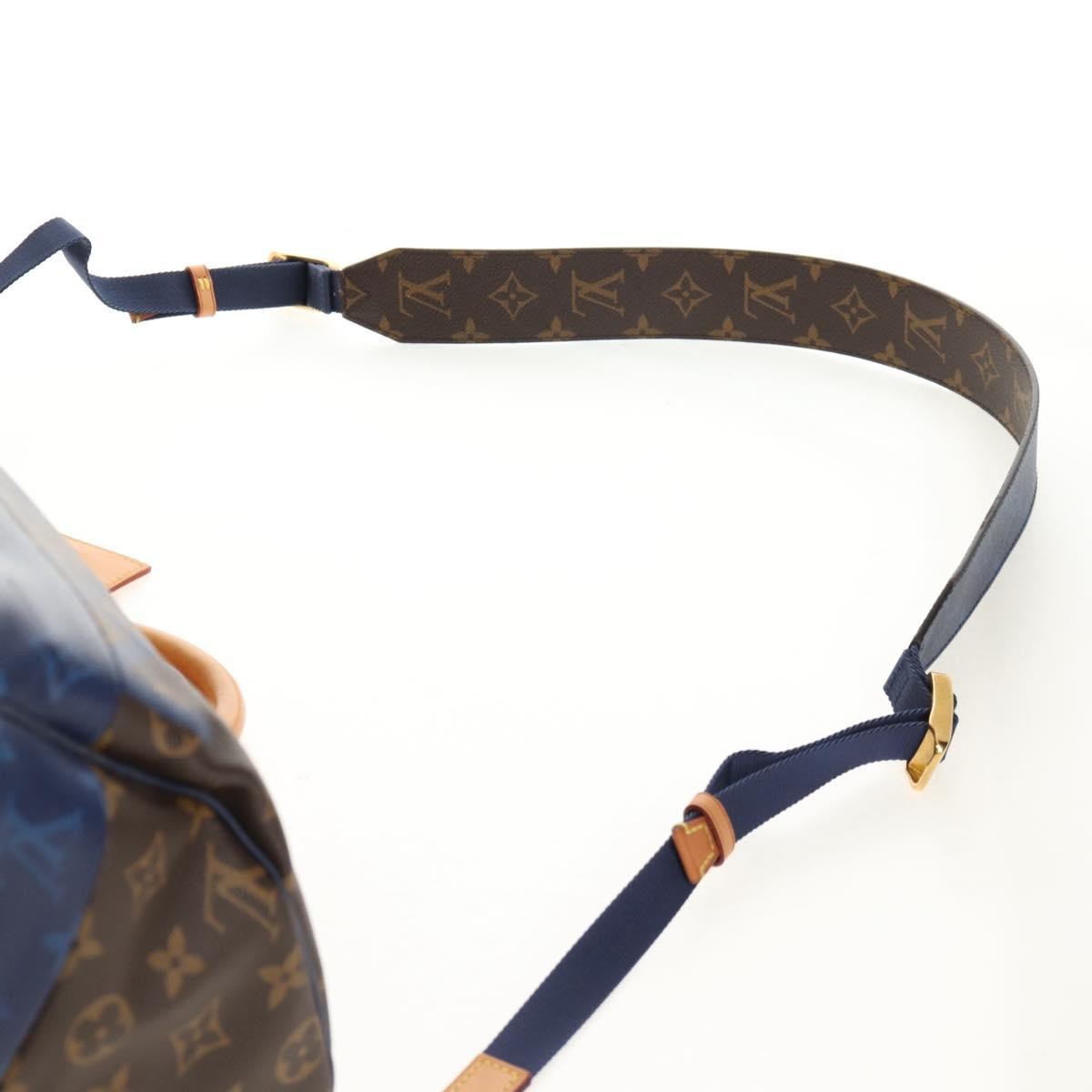 Louis Vuitton Keepall Bandouliere Bag Monogram Eclipse Split Canvas