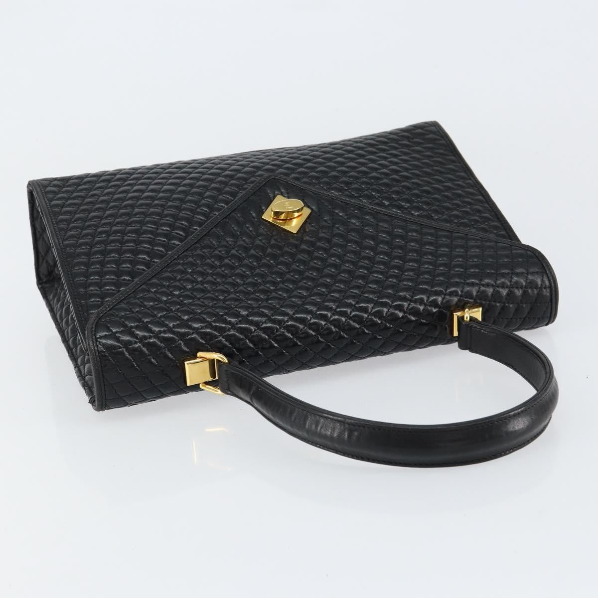 Bally Vintage Handbag Quilted Leather