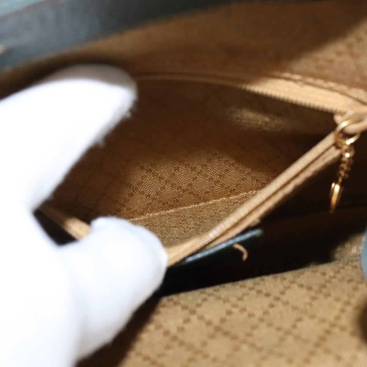 Gucci Vintage Bamboo Backpack Suede