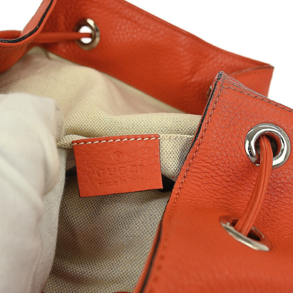 Gucci Bamboo Tassel Backpack Leather