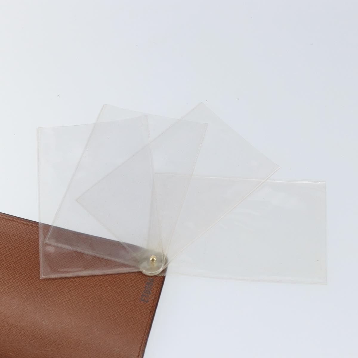 Louis Vuitton Porte Cartes Pression Card Case Monogram Canvas