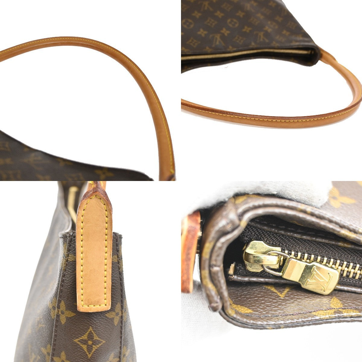 Louis Vuitton Looping Handbag Monogram Canvas