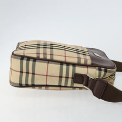 Burberry Zip Messenger Bag Nova check Canvas and Leather