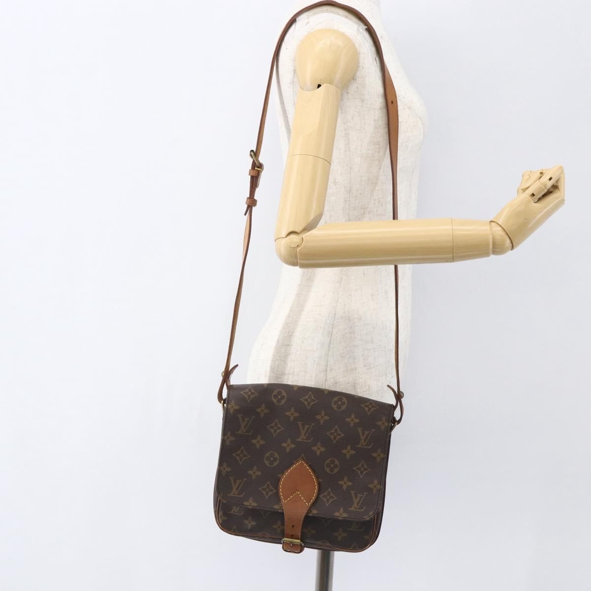 Louis Vuitton Cartouchiere Handbag Monogram Canvas