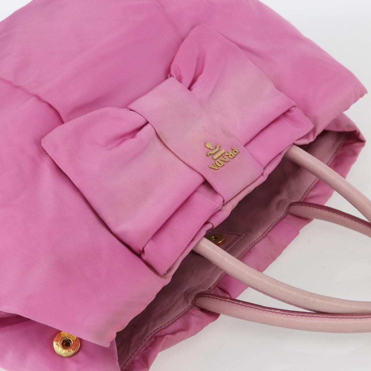 Prada Bow Tote Tessuto with Leather