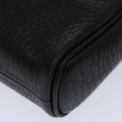 Burberry Zip Clutch Leather