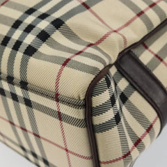 Burberry Nova Check Tote Canvas and Leather