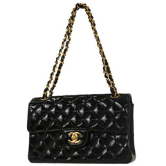Chanel Vintage Double Sided Flap Bag Quilted Patent