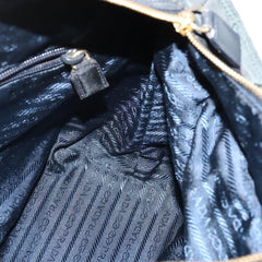 Prada Chain Shoulder Bag Quilted Tessuto