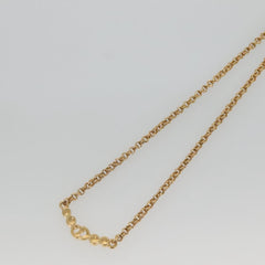 Christian Dior CD Pendant Necklace Gold-plated