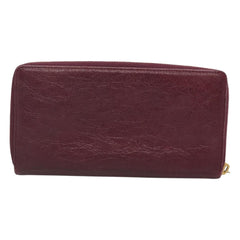 Balenciaga Classic Continental Zip Around Wallet Leather