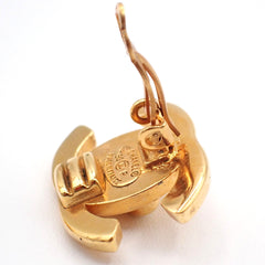 Chanel CC Turnlock Clip-On Earrings Metal
