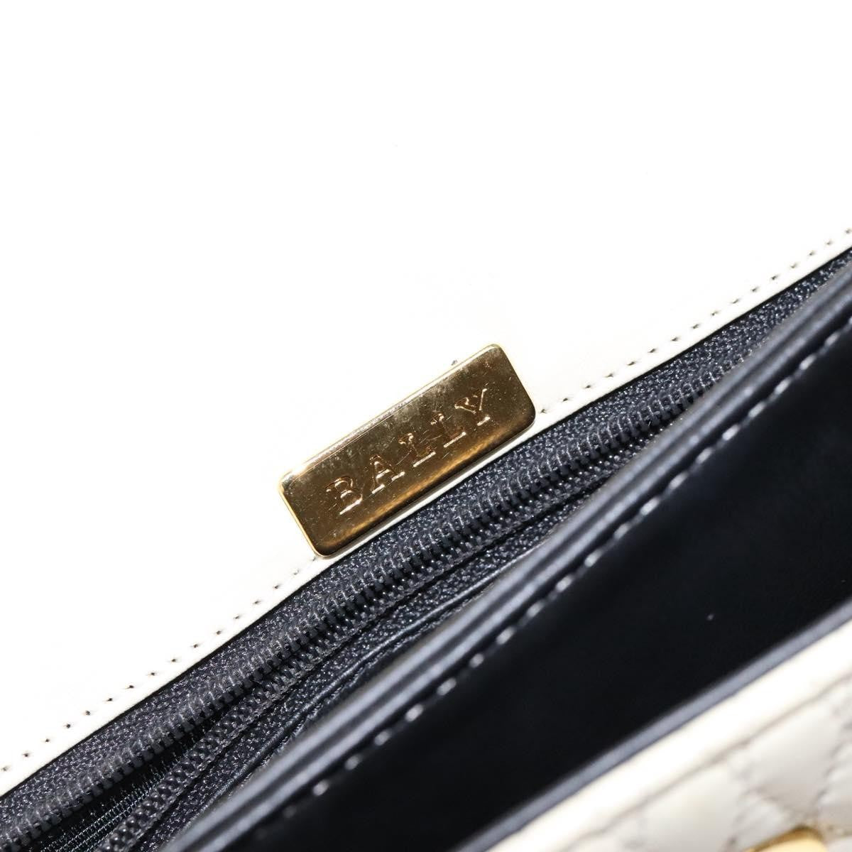 Bally Vintage Flap Handbag Quilted Leather