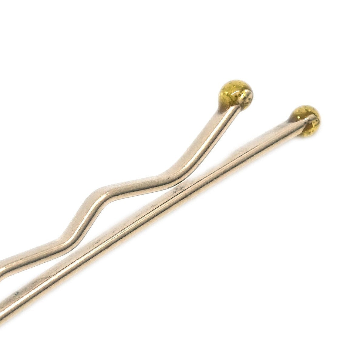 Chanel CC Hair Pin Set Metal with Faux Pearl