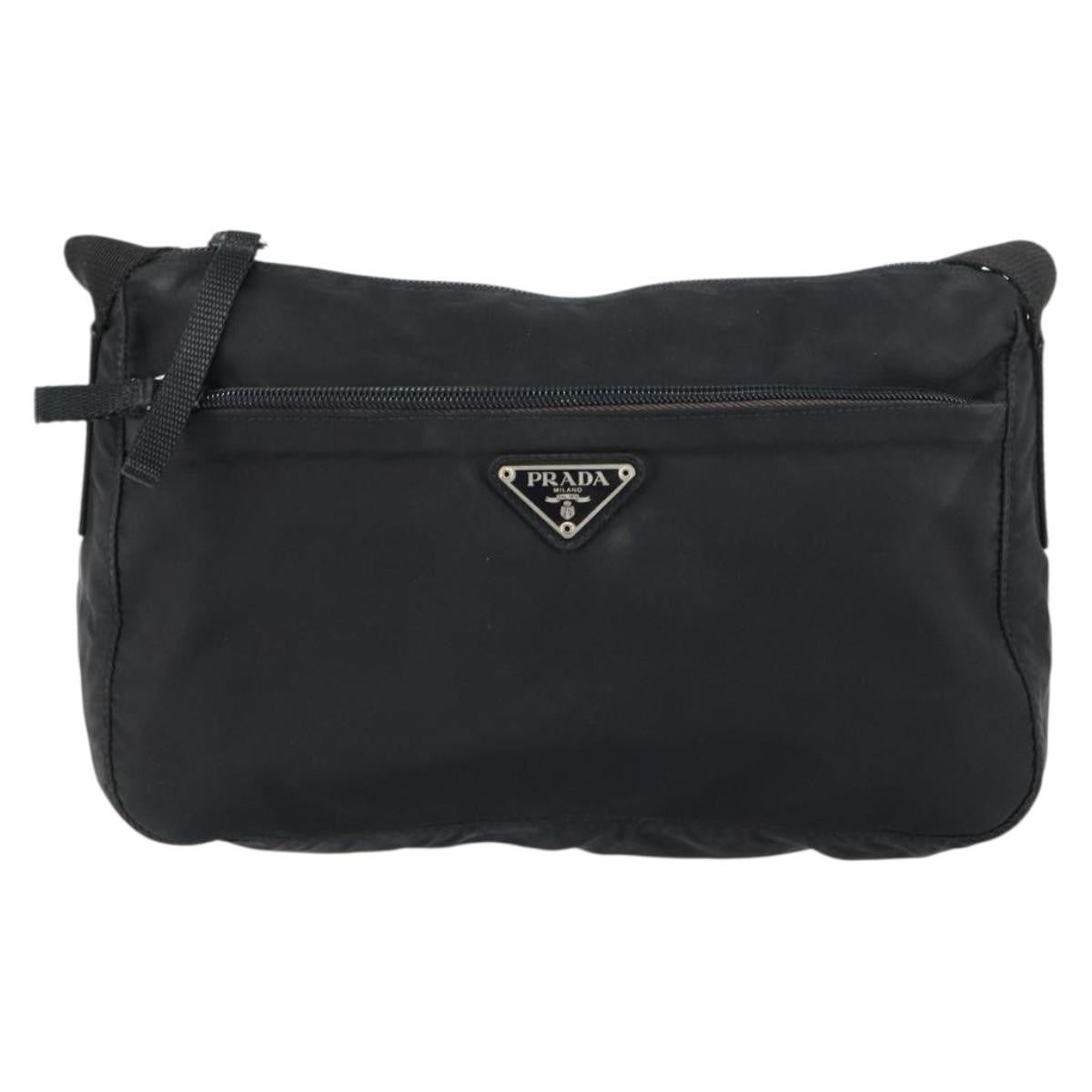 Prada Front Zip Messenger Bag Tessuto