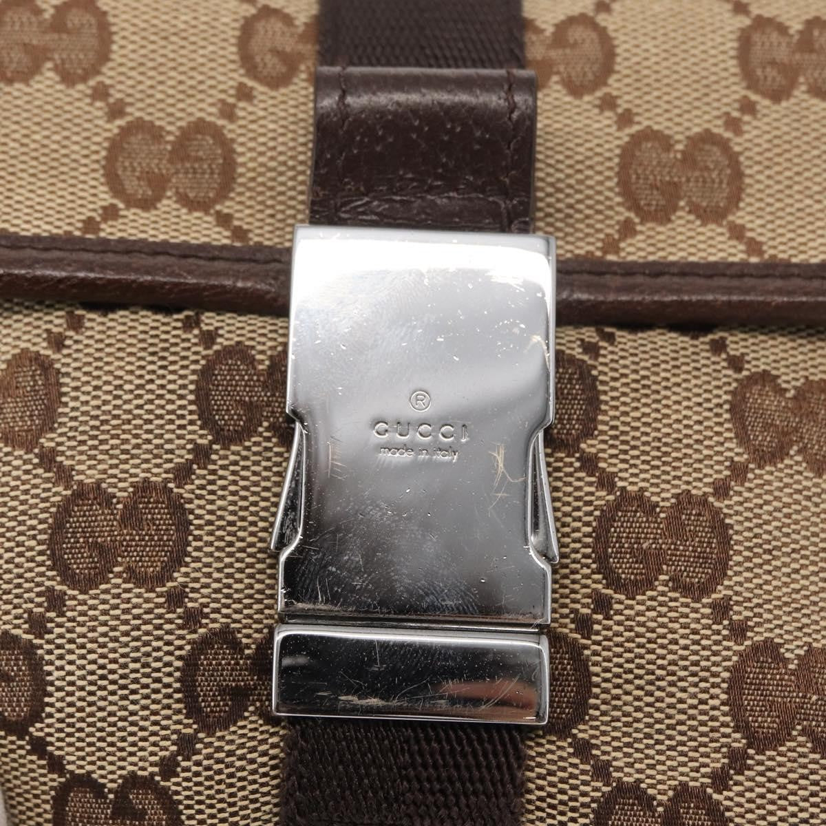 Gucci Buckle Belt Bag GG Canvas