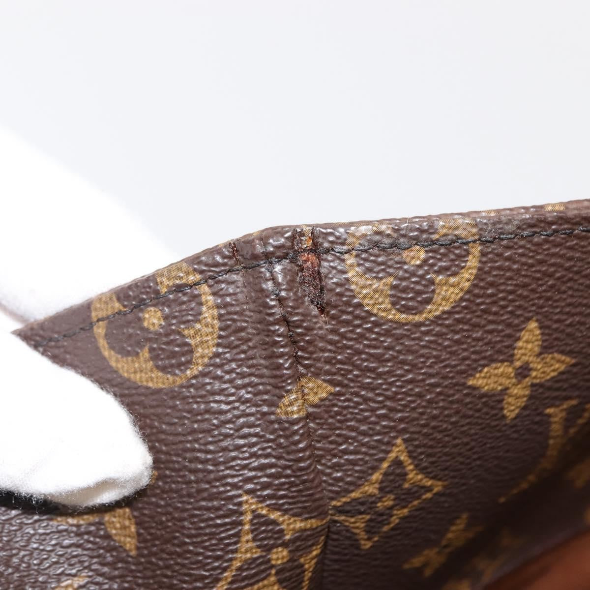 Louis Vuitton Shopping Sac Handbag Monogram Canvas
