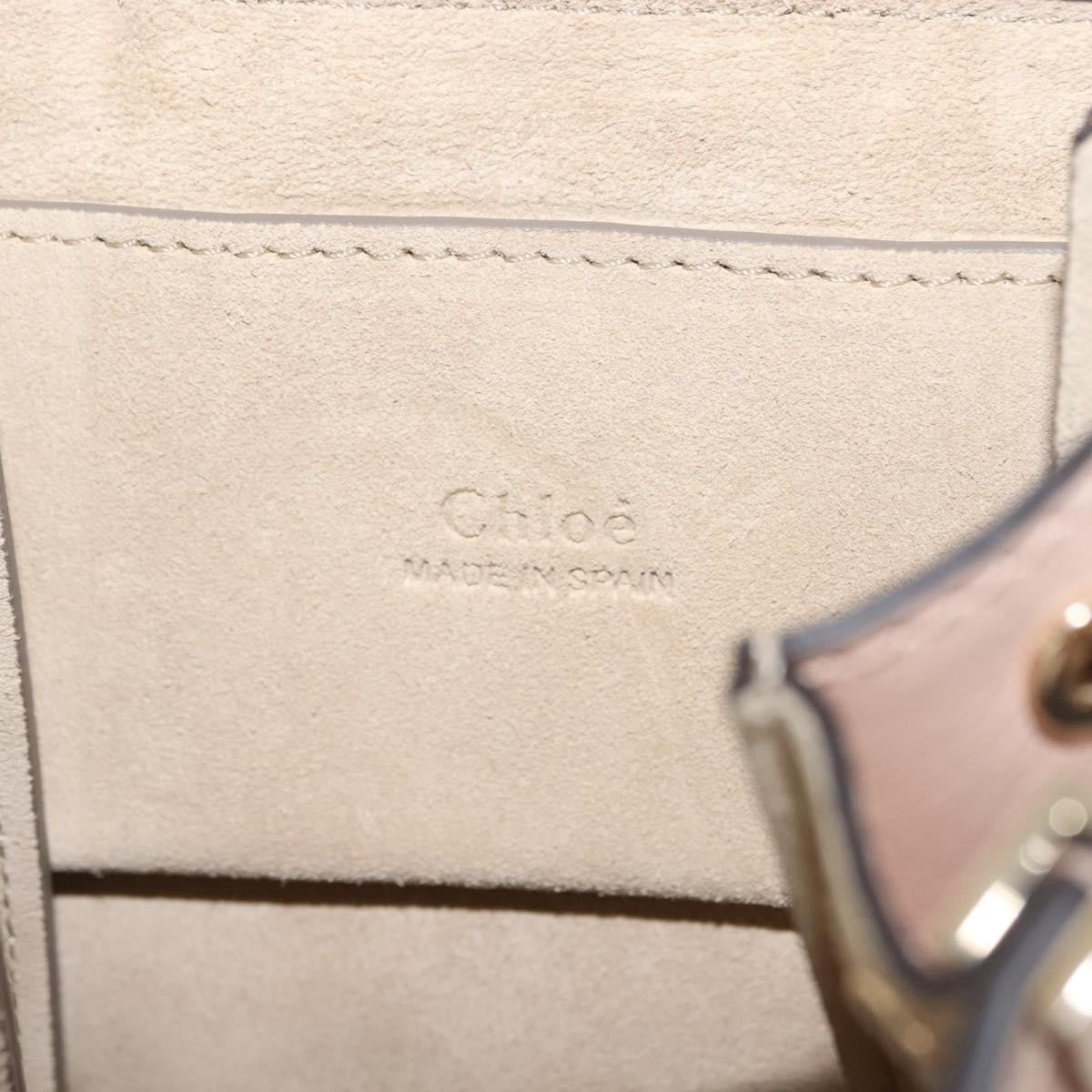 Chloe Faye Bracelet Crossbody Bag Leather and Suede