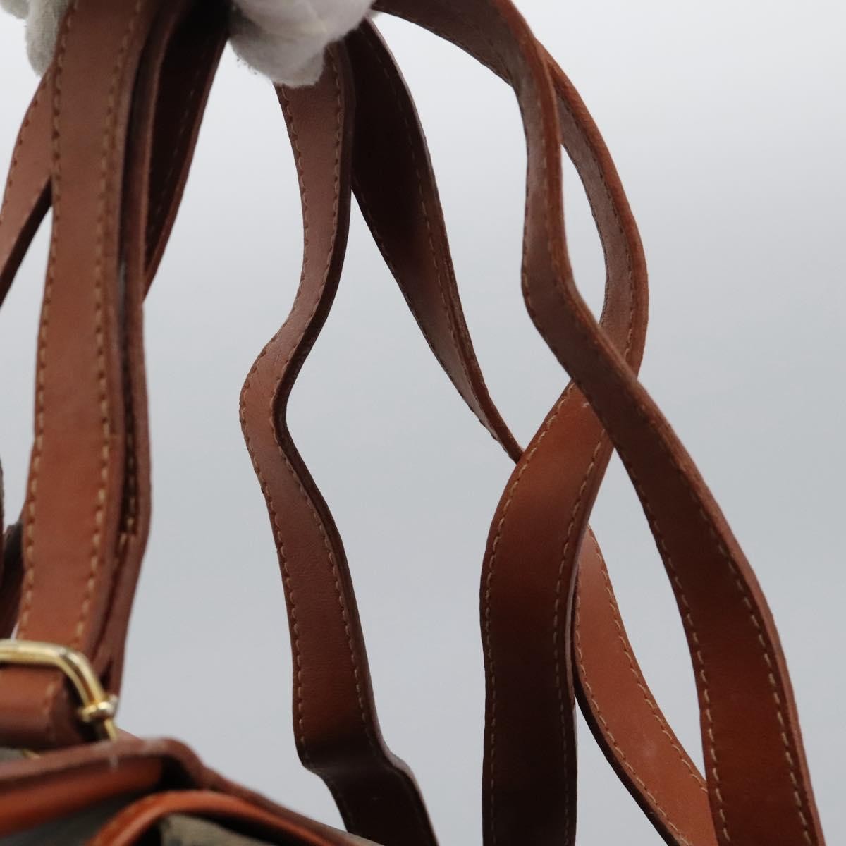 Fendi Pequin Front Pocket Backpack Coated Canvas