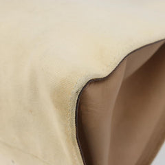 Gucci Bamboo Front Pocket Tote Canvas