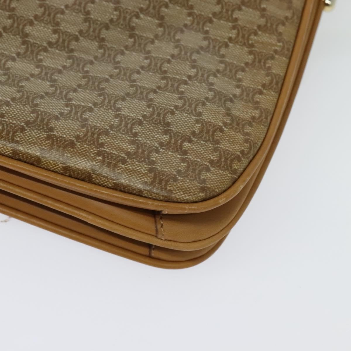 Celine Macadam Shoulder Bag PVC Leather