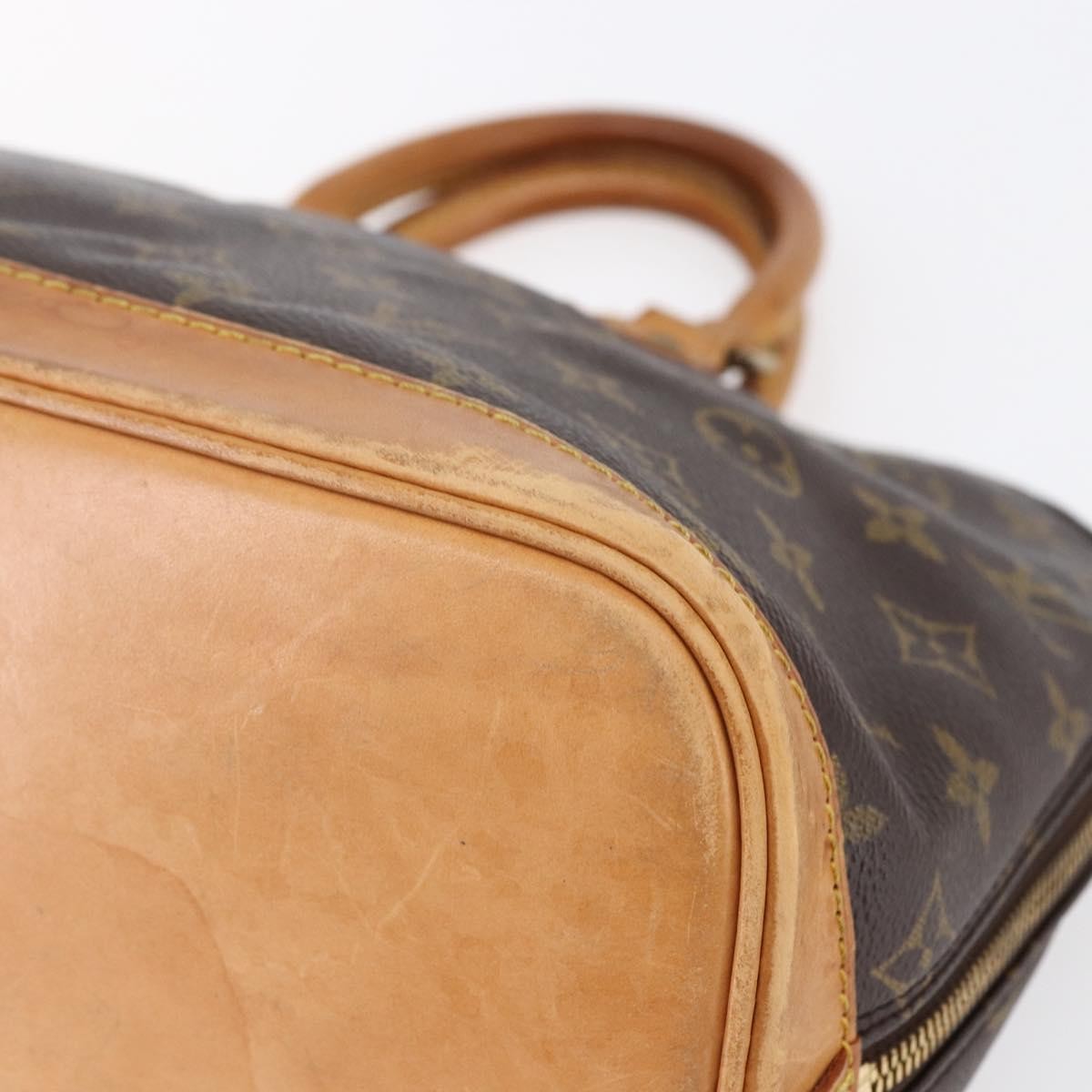 Louis Vuitton Vintage Alma Handbag Monogram Canvas