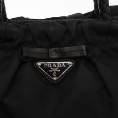 Prada Bow Convertible Tote Tessuto