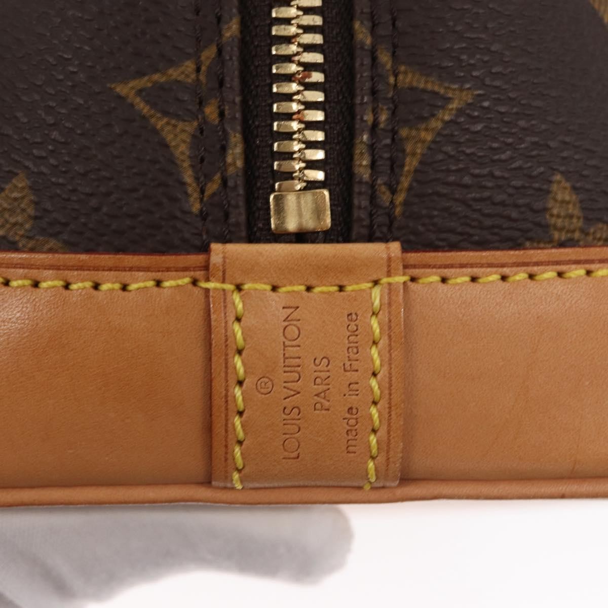 Louis Vuitton Alma Handbag Monogram Canvas