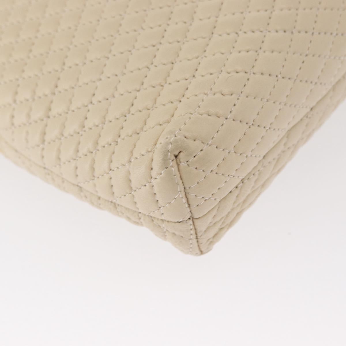 Bally Vintage Chain Shoulder Bag Quilted Leather