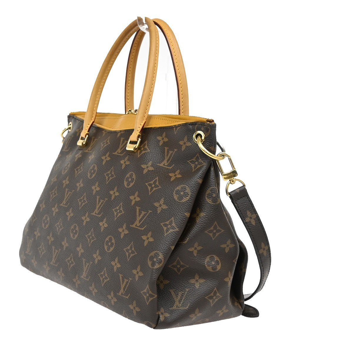 Louis Vuitton Pallas Tote Monogram Canvas with Leather