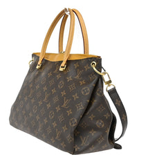 Louis Vuitton Pallas Tote Monogram Canvas with Leather