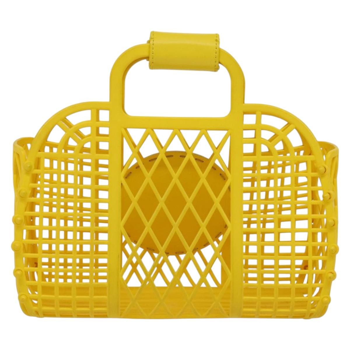 Fendi FF Logo Stamp Basket Tote PVC