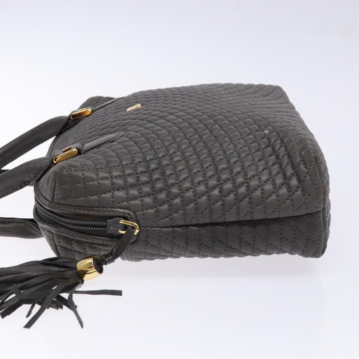 Bally Vintage Handbag Quilted Leather