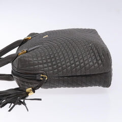 Bally Vintage Handbag Quilted Leather