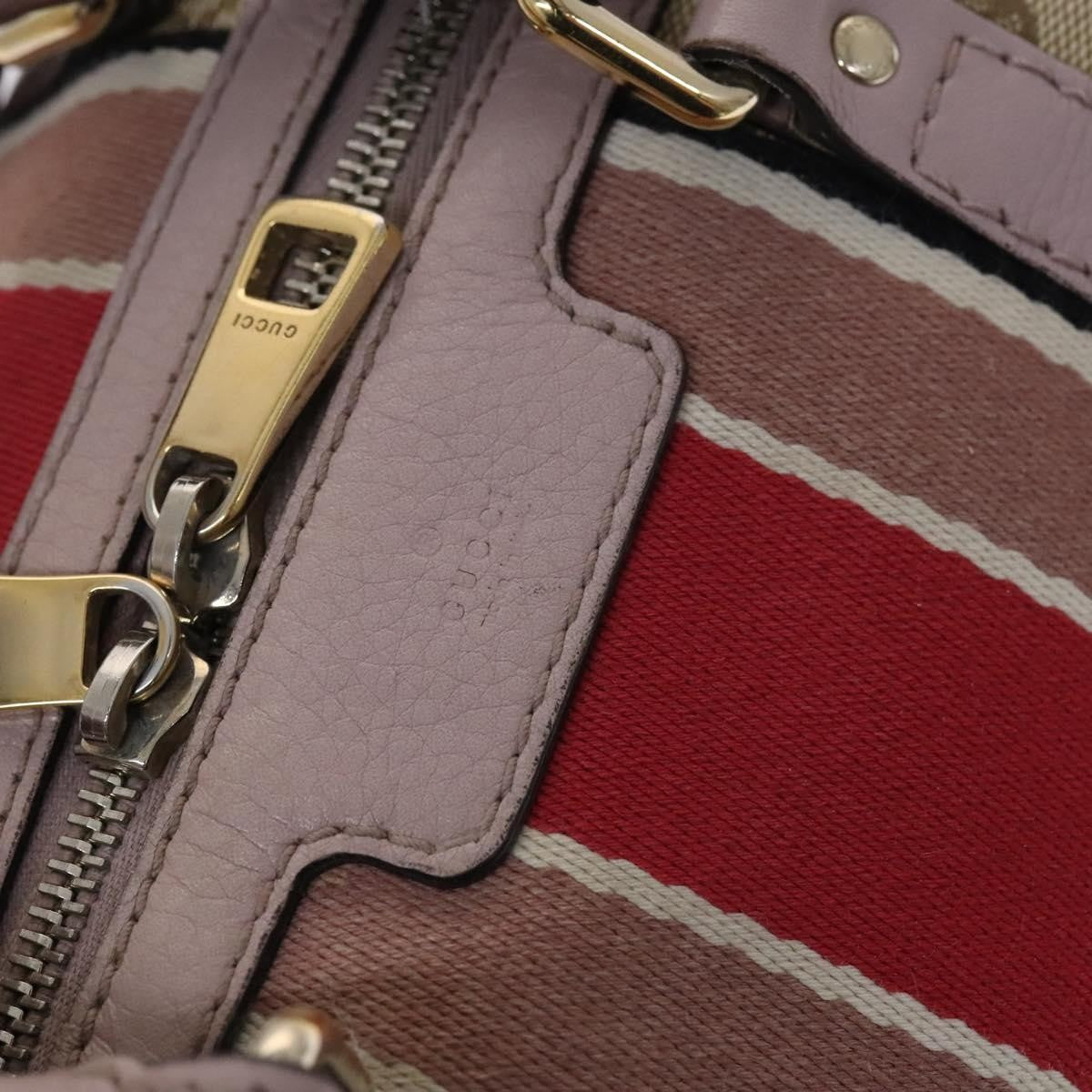 Gucci Vintage Web Boston Bag GG Canvas